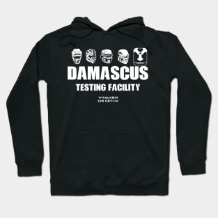 HALO-Damascus Testing Facility (White) Hoodie